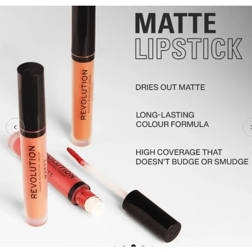 Revolution Matte Liquid Lipstick, 111 Crush, NWT